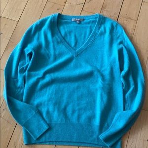 Uniqlo Turquoise Cashmere Sweater sz XS